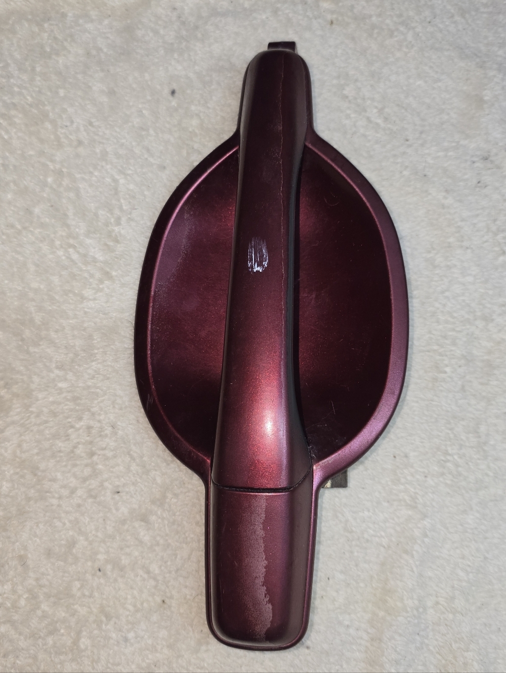 2004-2008 Mitsubishi Endeavor OEM LH Driver Rear Exterior Handle Red